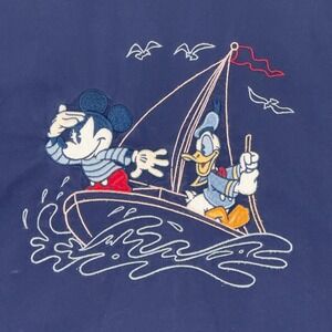 Disney Store  Mickey Mouse And Donald Women's Jacket Size Medium Vintage 90's